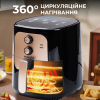 Аэрогриль-фритюрница SOKANY SK-10025 на 6,5 л с механическим управлением, черный