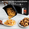 Аэрогриль-фритюрница SK10008 на 10 л сенсорно механическая, черный