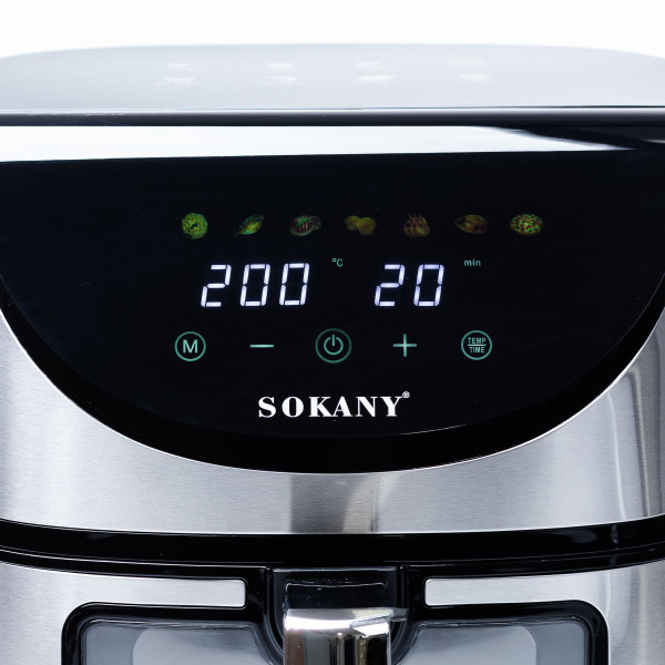 Аэрогриль Sokany SK-10031 на 7 л. фритюрница 1800W мультипечь без масла аэропечь настольная
