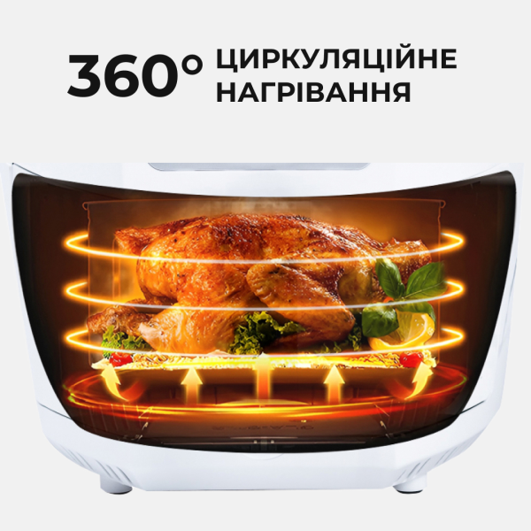 Аэрогриль мультипечь 4в1 5 литров Sokany 1500W безмасляная воздушная многофункциональная  аэропечь
