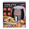 Аэрогриль SOKANY SK-8013 7.7 литров  многофункциональная  мультипечь 4в1 1800 Вт аэропечь настольная паровая