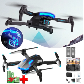 Детский Квадрокоптер X6 PRO Двойной камерой 4K HD FPV + 30 мин + кейс ( 1+1  аккумулятора + запасные лопасти)