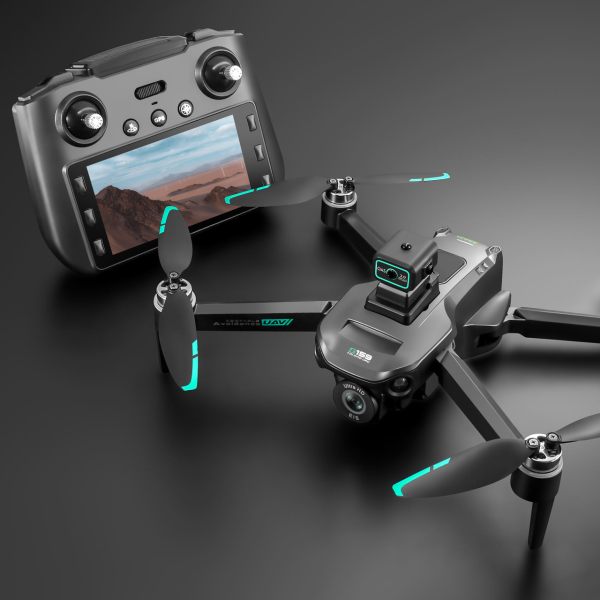 Квадрокоптер з камерою S159 дрон із РК-екраном з 4K, HD ESC, FPV, GPS до 1000 км. 20 хв. польоту + кейс