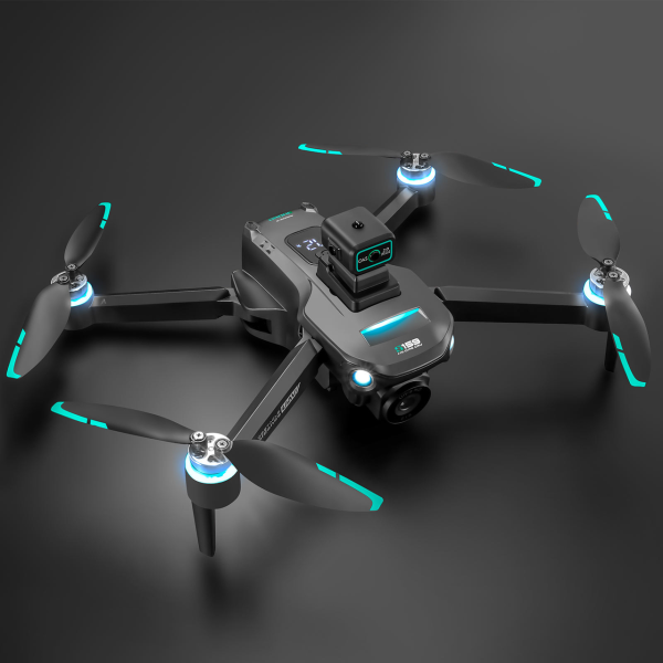 Квадрокоптер з камерою S159 дрон із РК-екраном з 4K, HD ESC, FPV, GPS до 1000 км. 20 хв. польоту + кейс