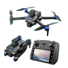 Квадрокоптер з РК-дисплеєм S159 дрон із камерою 4K, HD ESC, FPV, GPS до 1000 км. 20 хв. польоту + кейс
