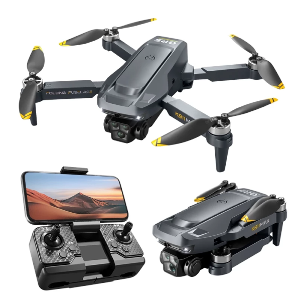 Квадрокоптер K811 Max із камерою 4K HD, GPS, БК мотори до 500 м. до 12 хв.