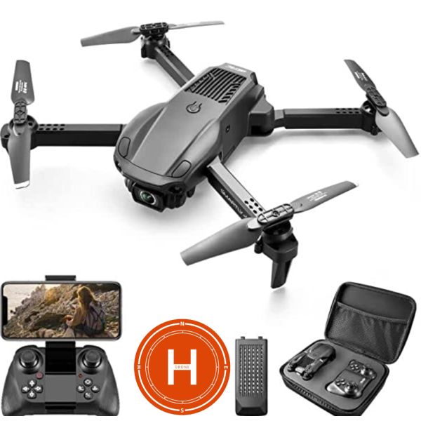 Квадрокоптер 4DRC V22 дрон с камерой, 4K FPV HD, 150 м, до 20 мин. полета + кейс