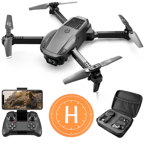 Квадрокоптер 4DRC V22 дрон с камерой, 4K FPV HD, 150 м, до 20 мин. полета + кейс
