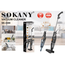 Пылесос ручной вертикальный SOKANY SK-3389 без мешка 1000 Вт, шнур 5 м. Пылесосы домашние 220 Вт. + подарок