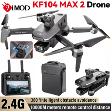 Квадрокоптер для разведки Kfplan KF104 MaxS - дрон 4K и HD ESC 5G WI-FI GPS FPV, БК моторы 6 км, до 30 мин.