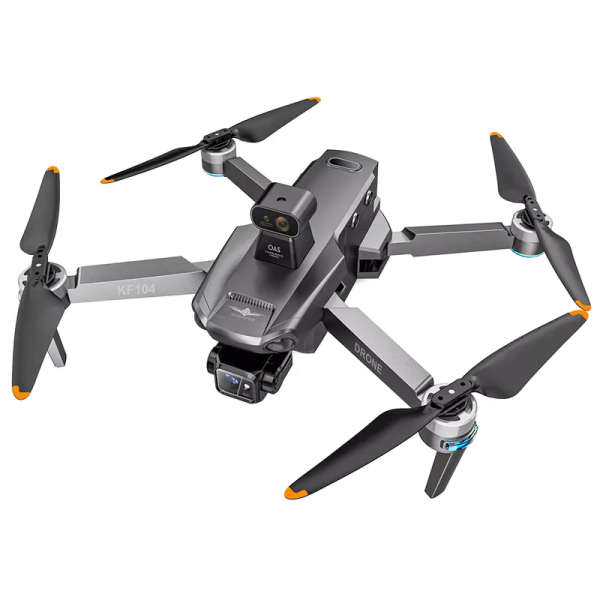 Квадрокоптер для розвідки Kfplan KF104 MaxS – дрон 4K та HD ESC 5G WI-FI GPS FPV, БК мотори 6 км, до 30 хв.