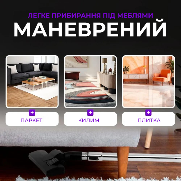 Ручний вертикальний дротяний пилосос без мішка Sokany Контейнерний пилосос 2в1 для дому 950 Вт 220 вт.