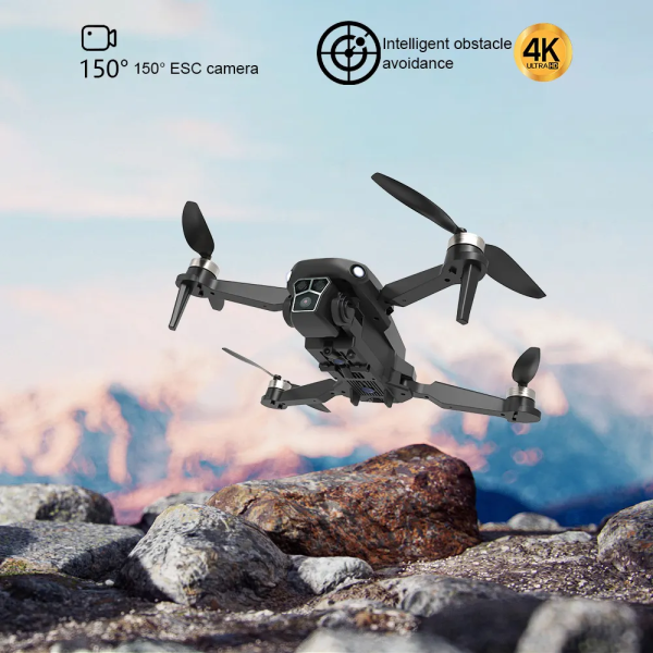 Квадрокоптер U2pros mini Drone міні дрон із 4K HD камерою ESC, FPV, до 150 м, до 15 хв. 2 акумулятора