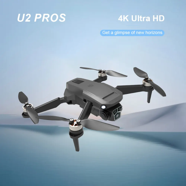 Квадрокоптер U2pros mini Drone міні дрон із 4K HD камерою ESC, FPV, до 150 м, до 15 хв. 2 акумулятора