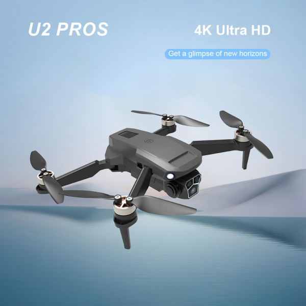 Квадрокоптер U2pros mini Drone міні дрон із 4K HD камерою ESC, FPV, до 150 м, до 15 хв. 2 акумулятора