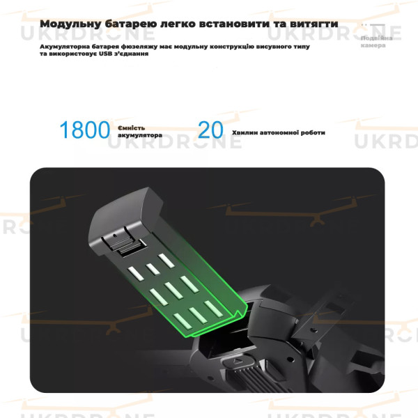 Квадрокоптер E99 Pro2 дрон с камерой, 4К FPV, до 100 м. до 15 мин. полета + кейс + 1 аккумулятор 
