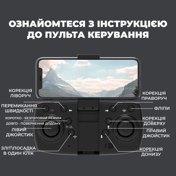 Детский квадрокоптер с двойной камерой E99 Max  Mini drone, БК мотори . до 150 м. 20 мин. (2 аккумулятора)
