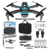 Квадрокоптер F187 PRO дрон з камерою Wifi FPV, до 100 м. 20 хв. польоту + кейс