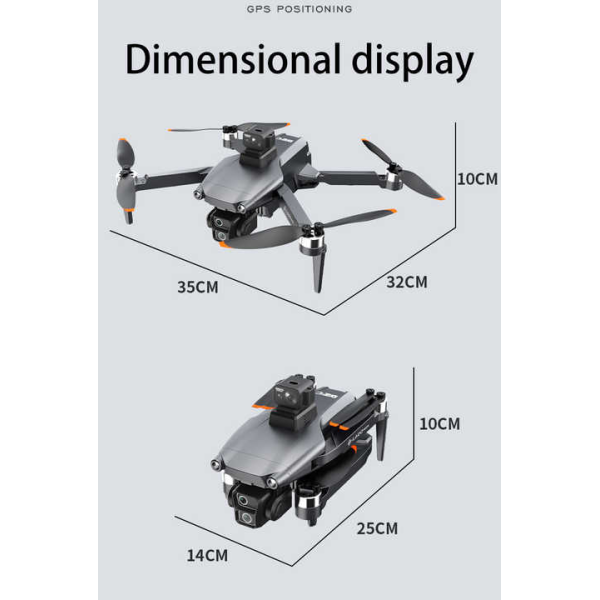 Квадрокоптер LYZRC L600 PRO 1 с пультом с экраном, дрон с камерой 4K, GPS, FPV, стабилизация, до 30 мин.