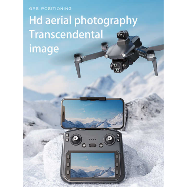 Квадрокоптер LYZRC L600 PRO 1 с пультом с экраном, дрон с камерой 4K, GPS, FPV, стабилизация, до 30 мин.