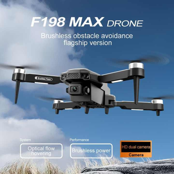 Для дітей Квадрокоптер F198 Max дрон для дітей з камерою, Радіокеровані іграшки міні квадрокоптери дрони