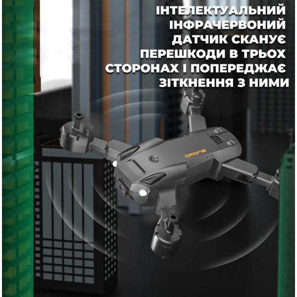 Дитячий Квадрокоптер з камерою Q6/S60 MAX – дрон для дітей 4K HD FPV – до 30 хв. польоту (2 акумулятори)