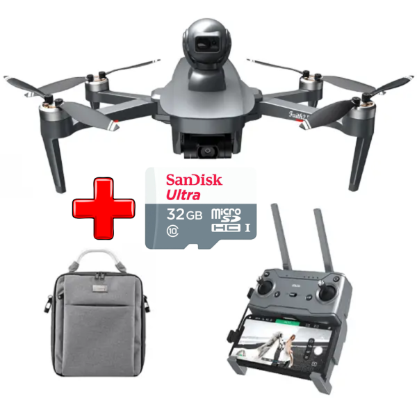 Квадрокоптер C-Fly Faith 2 PRO дрон з 4K ,GPS, FPV, БК мотори, до 8 км, до 35 хв. польоту + кейс