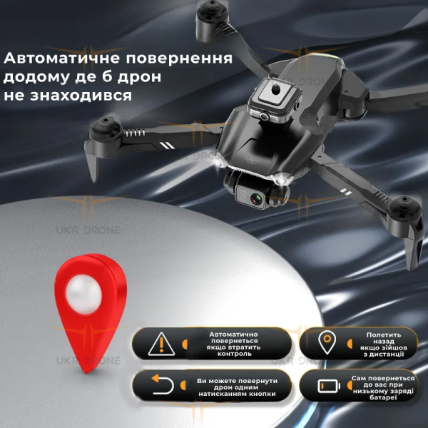 Квадрокоптер 4DRC V28S дрон з камерою, 5G 4К HD FPV, попередження перешкод, до 200 м. 25 хв. + кейс