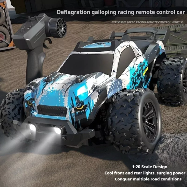 Машинка на радіокеруванні SG318 PRO 1:20, монстр трак 4WD, 2 акумулятори, машинка на пульті, RC авто для бездоріжжя