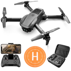 Квадрокоптер дрон с камерой Rc Drone 4DRC V22 4К HD, до 30 мин. (2 аккумулятора)