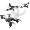 Квадрокоптер з камерою KY605 Pro Mini Drone – 4K, БК мотори 150 м. до 15 хв. + кейс