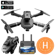 Квадрокоптер E100 дрон с камерой, HD Wifi FPV, до 100 м,  15 мин. полета + кейс 