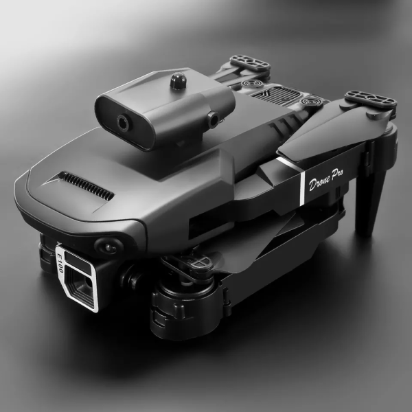 Квадрокоптер E100 дрон з камерою, HD Wifi FPV, до 100 м, 15 хв. польоту + кейс