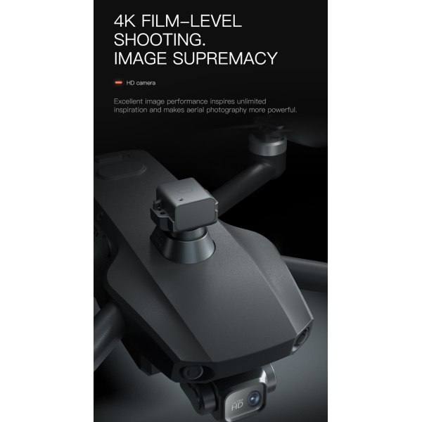 Квадрокоптер SJY-M11 Turbo  4K дрон с 3-осевым подвесом, 4 км, FCC, EIS, HD камера, GPS, 5G, экран на пульте