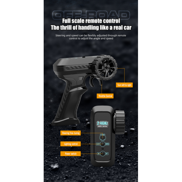 Радиоуправляемый джип багги JJRC C8819 1/20 RTR 4WD 30 км/ч  2.4G Внедорожный скоростной пикап