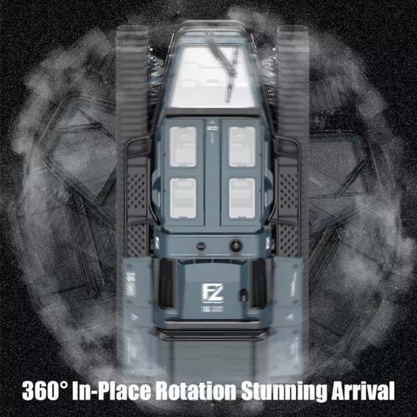 Гусеничный вездеход Радиоуправляемый Дрифт-Краулер JJRC C8812 1/16 Автомобиль 360° танки Свет RC