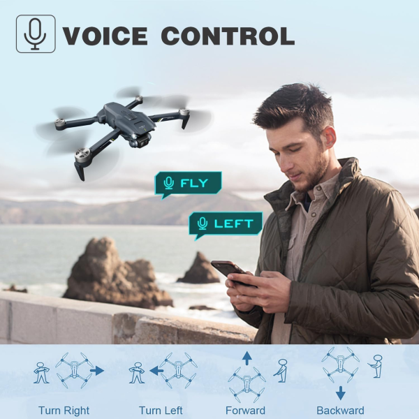 Квадрокоптер дрон 4DRC  Rc Drone V28S, БК мотори до 15 хв. польоту до 150 м. + кейс