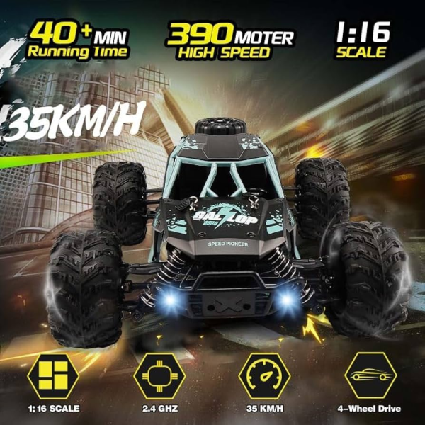 Машинка 4DRC H5 1:16 4WD на радіокеруванні радіокерований автомобіль Монстр Трак Автомобіль 50 км/год