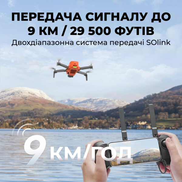 Професійний дрон FIMI Mini 3 Combo 4K HDR – дальність 9 км, 2 акумулятори