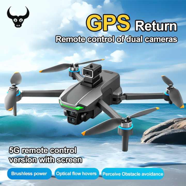 Квадрокоптер дрон ZLL SG601 pro GPS 5G WiFi FPV з контролером 5,9-дюймовим РК-екраном 720P з подвійною камерою