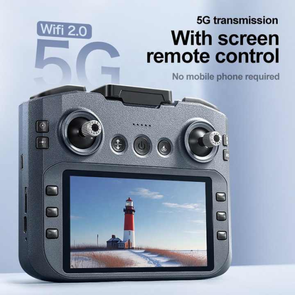 Квадрокоптер дрон ZLL SG601 pro GPS 5G WiFi FPV з контролером 5,9-дюймовим РК-екраном 720P з подвійною камерою