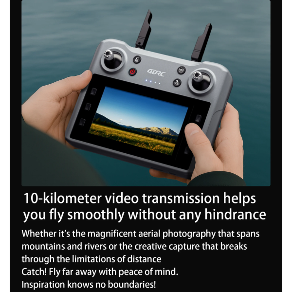 Квадрокоптер з камерою 4DRC F8 MAX - дрон із 4K , GPS, до 3 км. 25 хвилин польоту РК пульт 
