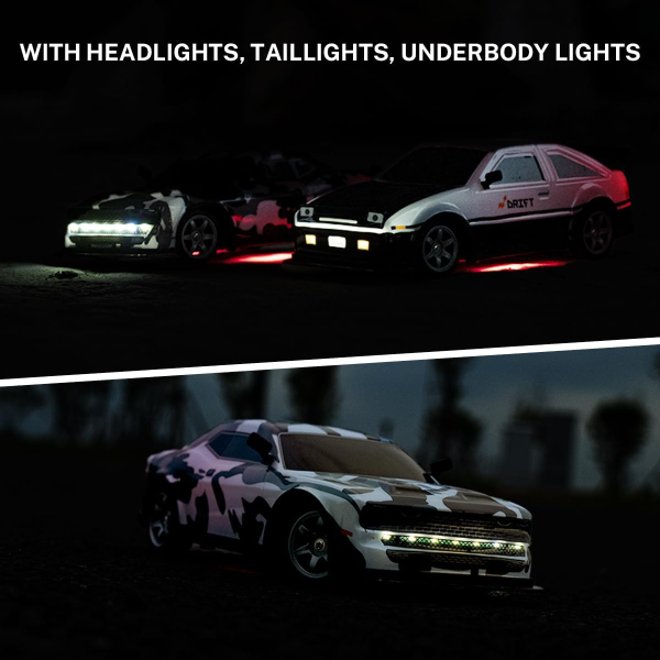 Радіокерована дрифт-машина SJY S922 1:16 4WD RC дрифт автомобіль з LED та двома акумуляторами