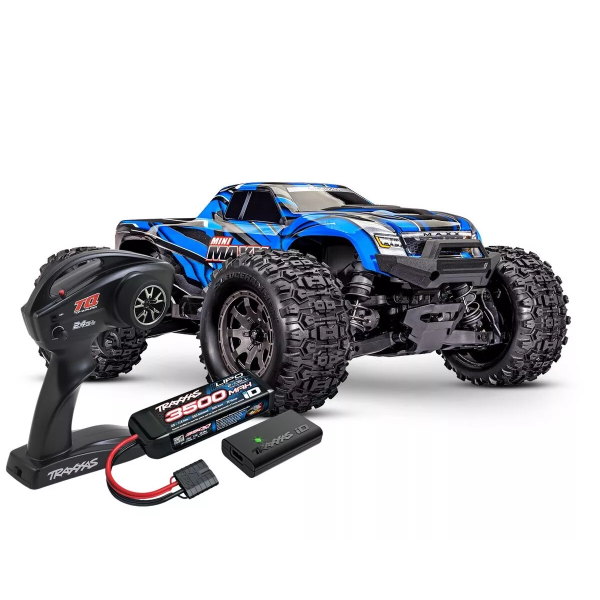 Машинка на радіокеруванні Traxxas Mini Maxx 4WD 1:16 Monster Truck трак 65 км/год 300 м, 40 хв