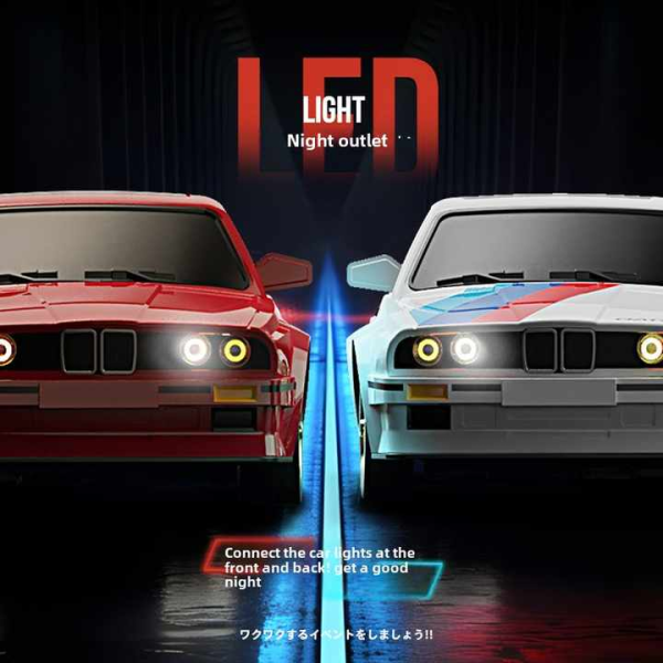 Дріфт-машина BMW E30 RC Дріфт-кар 1:16 30 км/год 4WD з повним приводом + змінні шини