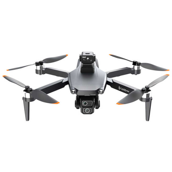 Професійний квадрокоптер L600 PRO-2: 4K, дисплей-пульт, дрон з 3-осьовим підвісом, 3 акумулятори, сумка