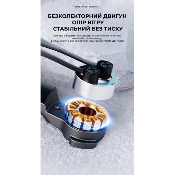 Професійний квадрокоптер L600 PRO-2: 4K, дисплей-пульт, дрон з 3-осьовим підвісом, 3 акумулятори, сумка