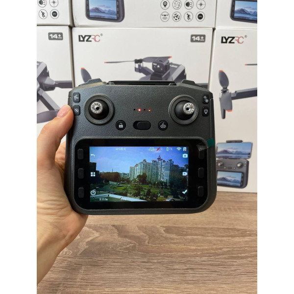 Квадрокоптер LYZRC L600 PRO 2 MAX 4K GPS, 3-осевой подвес, до 3000 м, 30 мин полёта, пульт с экраном, FPV 5G WiFi, бесколлекторный дрон