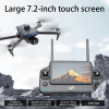 Профессиональный дрон  AE30 с 3-осевым стабилизатором с 4K камерой и 7.2" экраном дальностью 6 км до 50 мин.