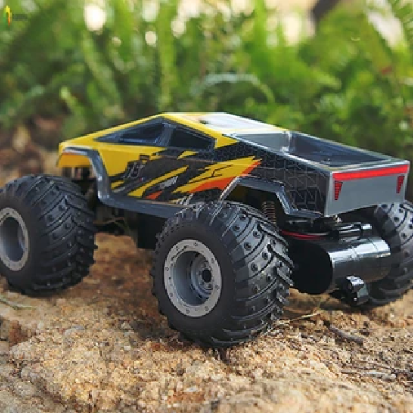 Машинка на радиоуправлении Tesla Cybertruck JJRC Q208 RC-джип машинка с пультом джип для детей с LED-подсветко